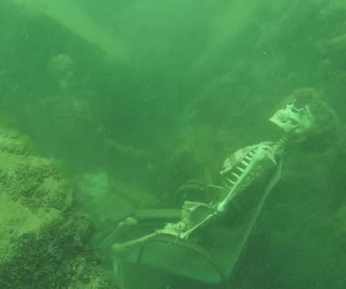 Authorities Find Underwater Skeleton Tea Party In Arizona