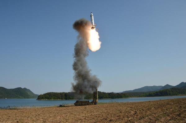 North Korea test-fires short-range ballistic missile