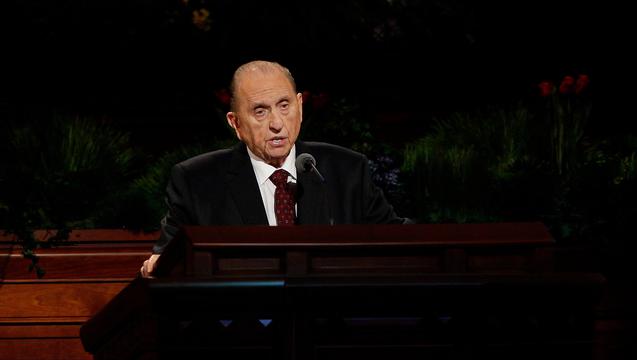 Thomas Monson, president of the Church of Jesus Christ of Latter-day Saints