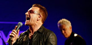 Irish Rock Band U2 Bono