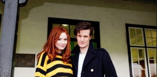 Matt Smith and Karen Gillan