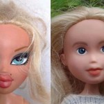 Bratz Dolls with and without makeup