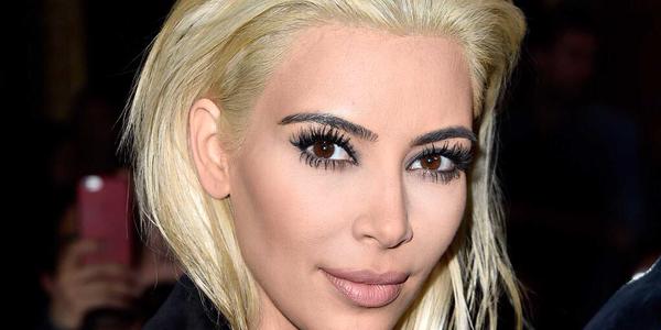 Kim Kardashian Goes Platinum Blonde For Paris Fashion Week | Gephardt Daily