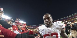 San Francisco 49ers linebacker Patrick Willis