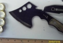 TSA-finds-hatchet-knife-brass-knuckles-in-carry-on-bag