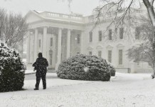 White House Heavy Snow Fall