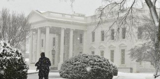 White House Heavy Snow Fall