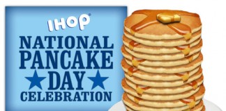 IHOP  National pancakes day