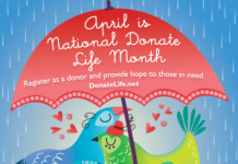 April is National Donate Life Month