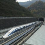 Japanese Train Travels at 374 MPH