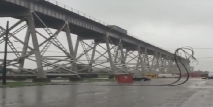 Louisiana Train Cars Tumble Off Track Due to Strong Winds