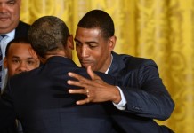 President Barack Obama and Kevin Ollie