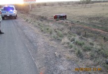 Single Vehicle Crash on Highway 40 Gusher