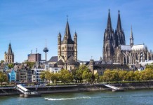 The city of Cologne, Germany