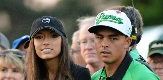 Alexis Randock and  Rickie Fowler