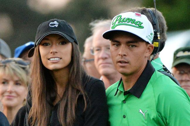 Alexis Randock and  Rickie Fowler