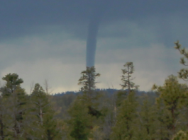 Funnel Cloud Sighted In Bryce Canyon