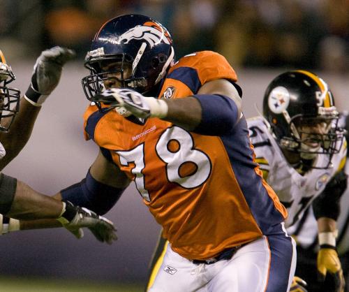 Denver Broncos' Clady