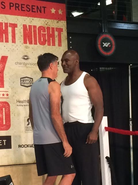 Mitt Romney, Evander Holyfield