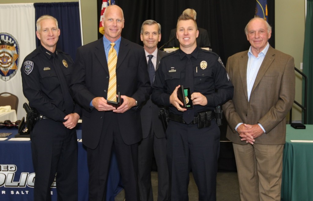 Sergeant James Morton and FBI Agent Derek Price (Photo Courtesy Chris Fielding UPD/SLCSO Media Services) 