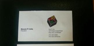 Man Spends $10K on 3 of Steve Jobs' Past Business Cards