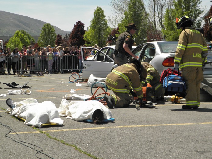 Payson high school Simulated deaths