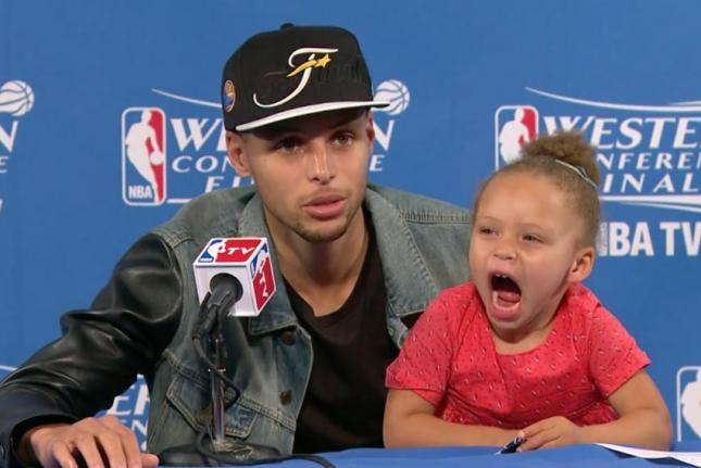 Stephen Curry's Daughter Sings Drake