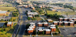 Fort Riley military base near Manhattan, Kansas