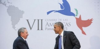 Barack Obama and Raul Castro