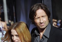 David Duchovny and Gillian Anderson x-files