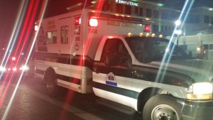 Ambulances ferry up to 60 people to Salt Lake City area hospitals after suspected food poisoning incident. Photo: Gephardt Daily  