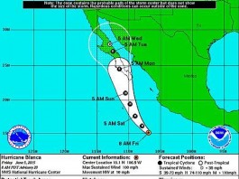 Baja California Hurricane Blanca