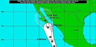 Baja California Hurricane Blanca