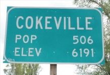 Cokeville sign