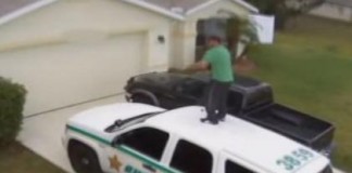 Florida Man Dances on Police Vehicle