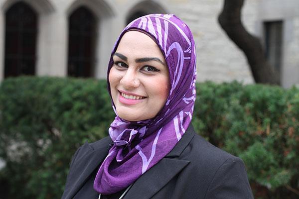 Tahera Ahmad says she was discriminated against on a United Airlines flight. Photo courtesy Northwestern University.