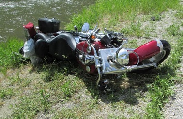 Kenneth Lollar Motorcycle (Photo Courtesy UHP)