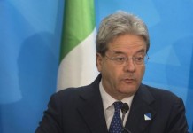 Italian Foreign Minister Paolo Gentiloni