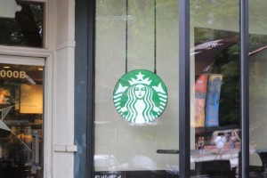 A California mother found a hidden camera recording video in a Starbucks bathroom after she and her son used the toilet. File Photo by Billie Jean Shaw/UPI