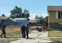 Car Fire Spreads to Home in Kearns