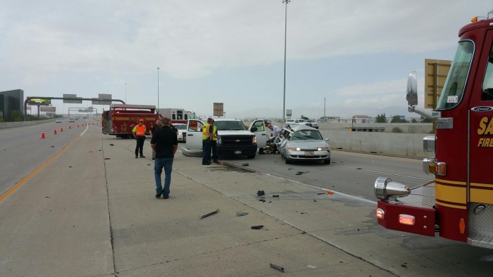 I-15 Accident Sent Three to Hospital in Salt Lake City