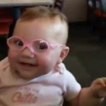 Infant’s Joy At Seeing Through Glasses Goes Viral On Social Media