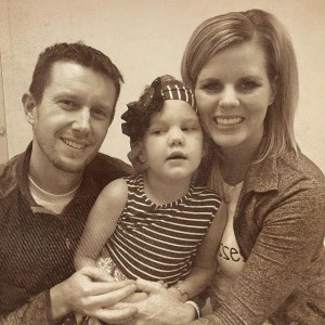 Josh and Jamie Terry with Kycie (Kisses for Kycie Facebook)