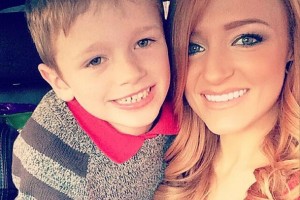 Maci Bookout (R) with son Bentley Edwards. Instagram/Maci Bookout