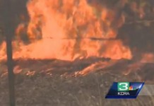 Napa Valley Brush Fire Northern California