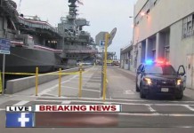 Fire Leads To Evacuation Of San Diego's Historic USS Midway