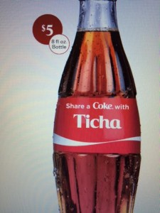 Photo Courtesy of ShareaCoke.com