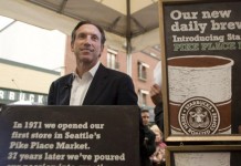 Starbucks Chief Execute Howard Schultz