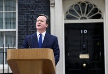 UK PM David Cameron