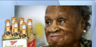 Agnes fenton 110 Year Old Drank High Life Miller